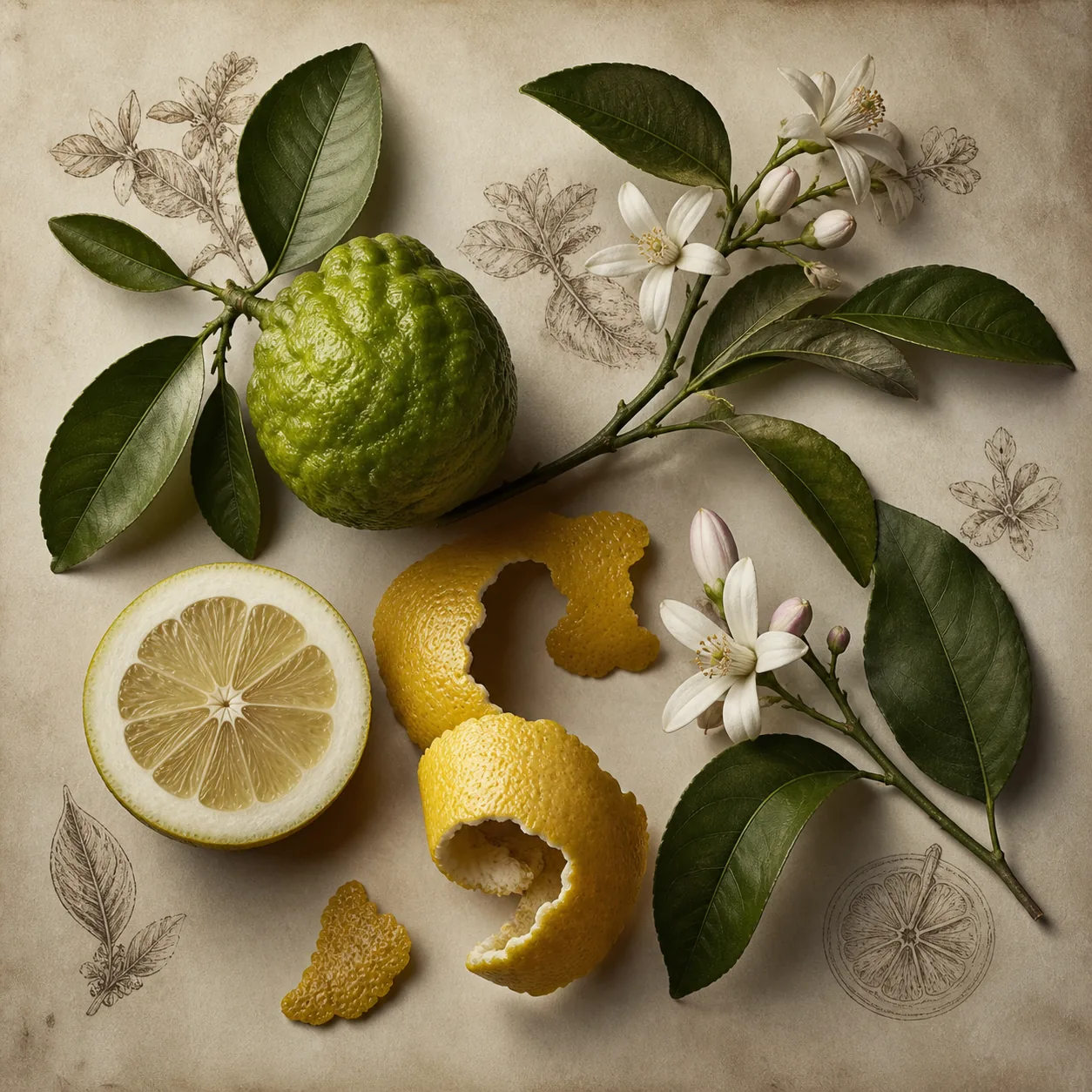 Bergamot Crude Bottom Fraction